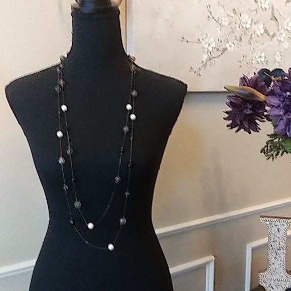 Multi Strand Embellished Beads Necklace - Picture 11 of 17